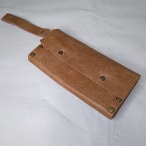 Leather Organizer Pouch wristlet